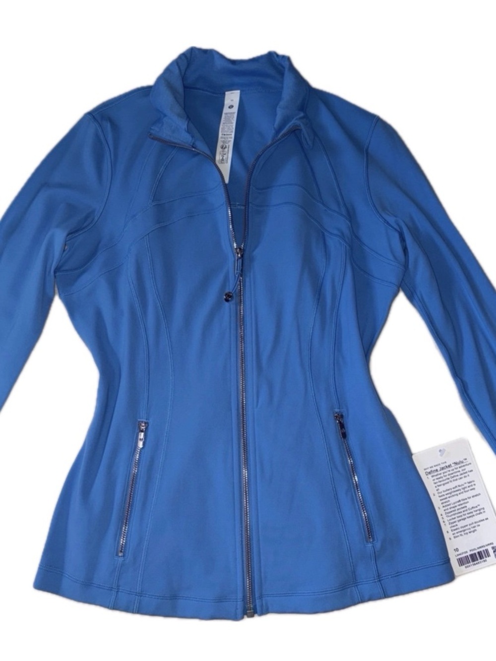Lululemon Define Jacket Nulu  Zip-Up  in color Pool Party